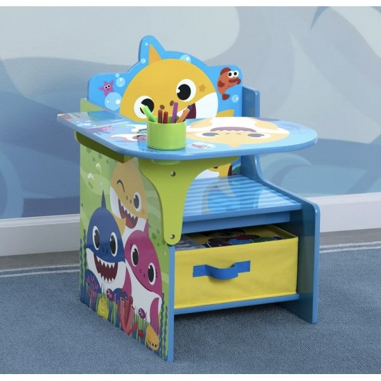 Delta Chair Desk With Bin, Baby Shark MEGMK01